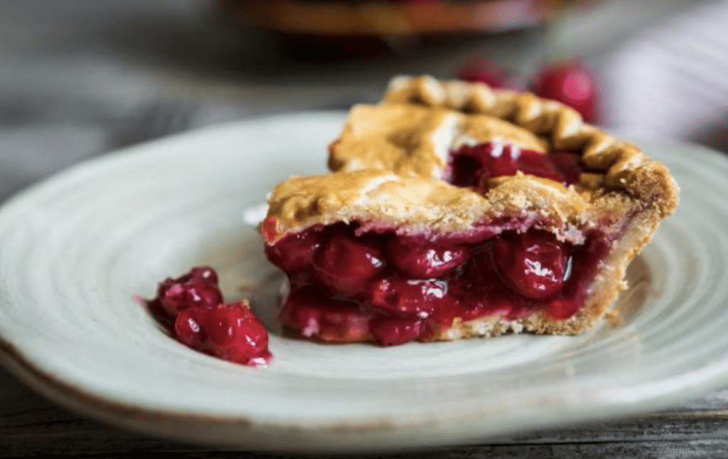 Comfort food cherry pie